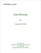 Irish Blessing SATB choral sheet music cover